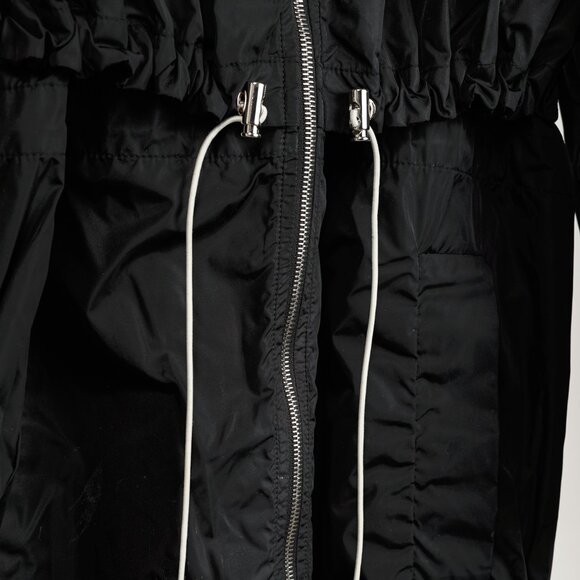 Louis Vuitton Noir Nylon Logo-Print Sporty Long Parka - Picture 9 of 16